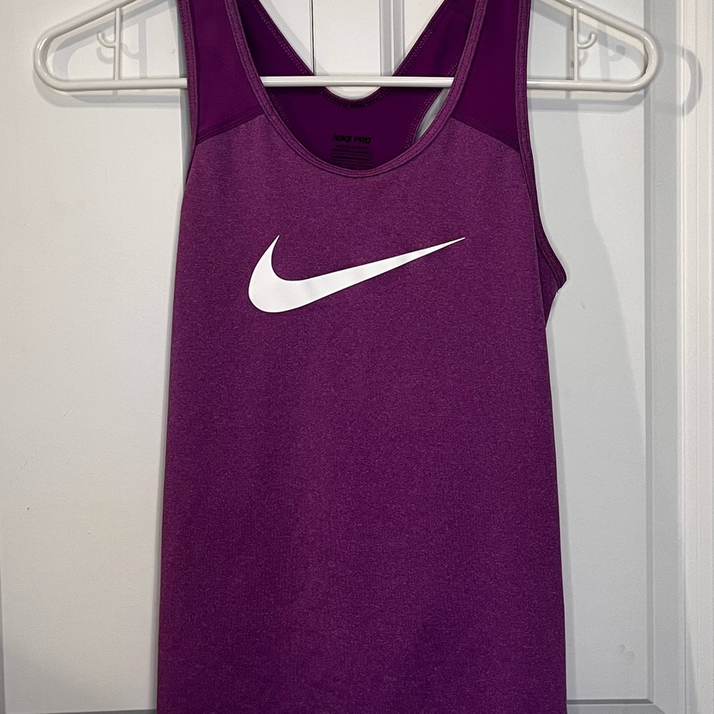 Nike Pro Purple Tank Top